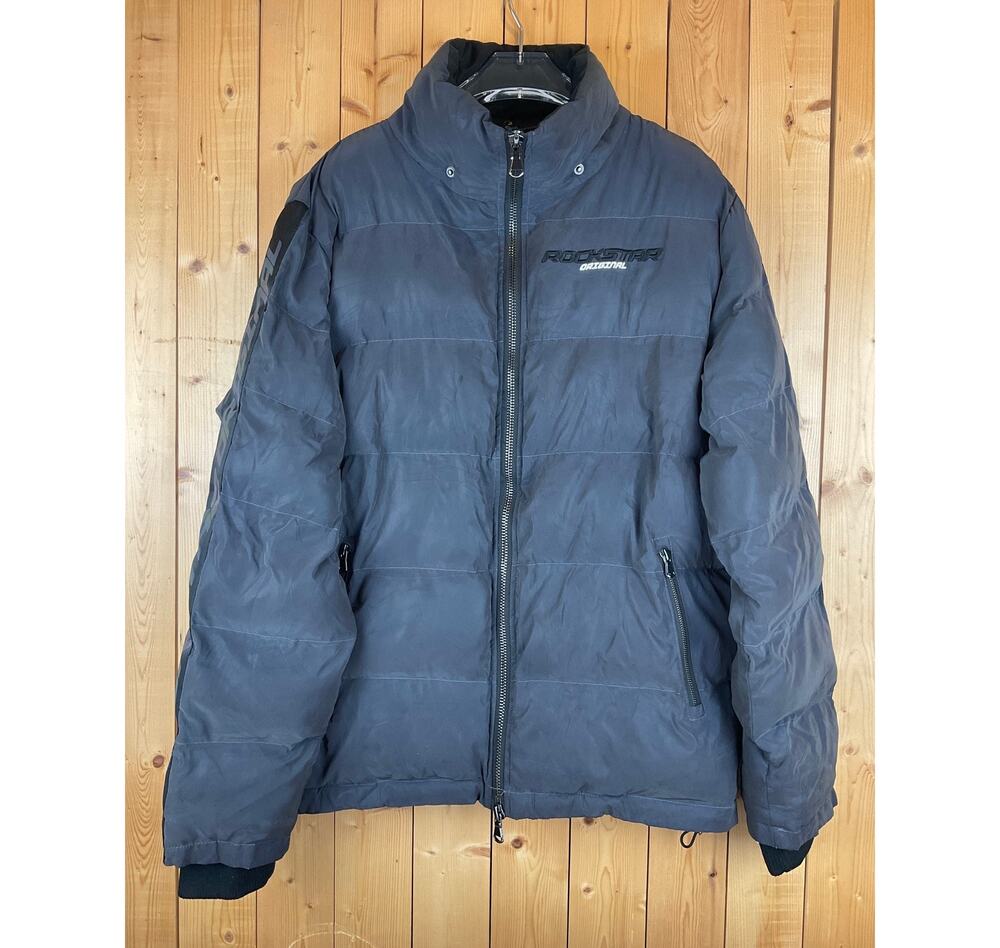 Men’s Rockstar Original Puffer Jacket, Charcoal - Size L